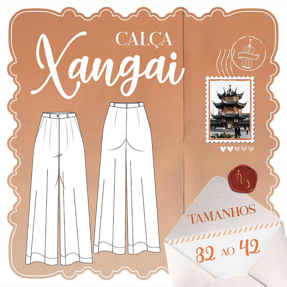 Miniatura: Molde Calça Xangai