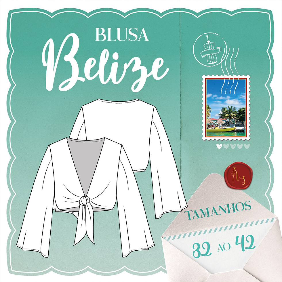 Miniatura: Molde Blusa Belize