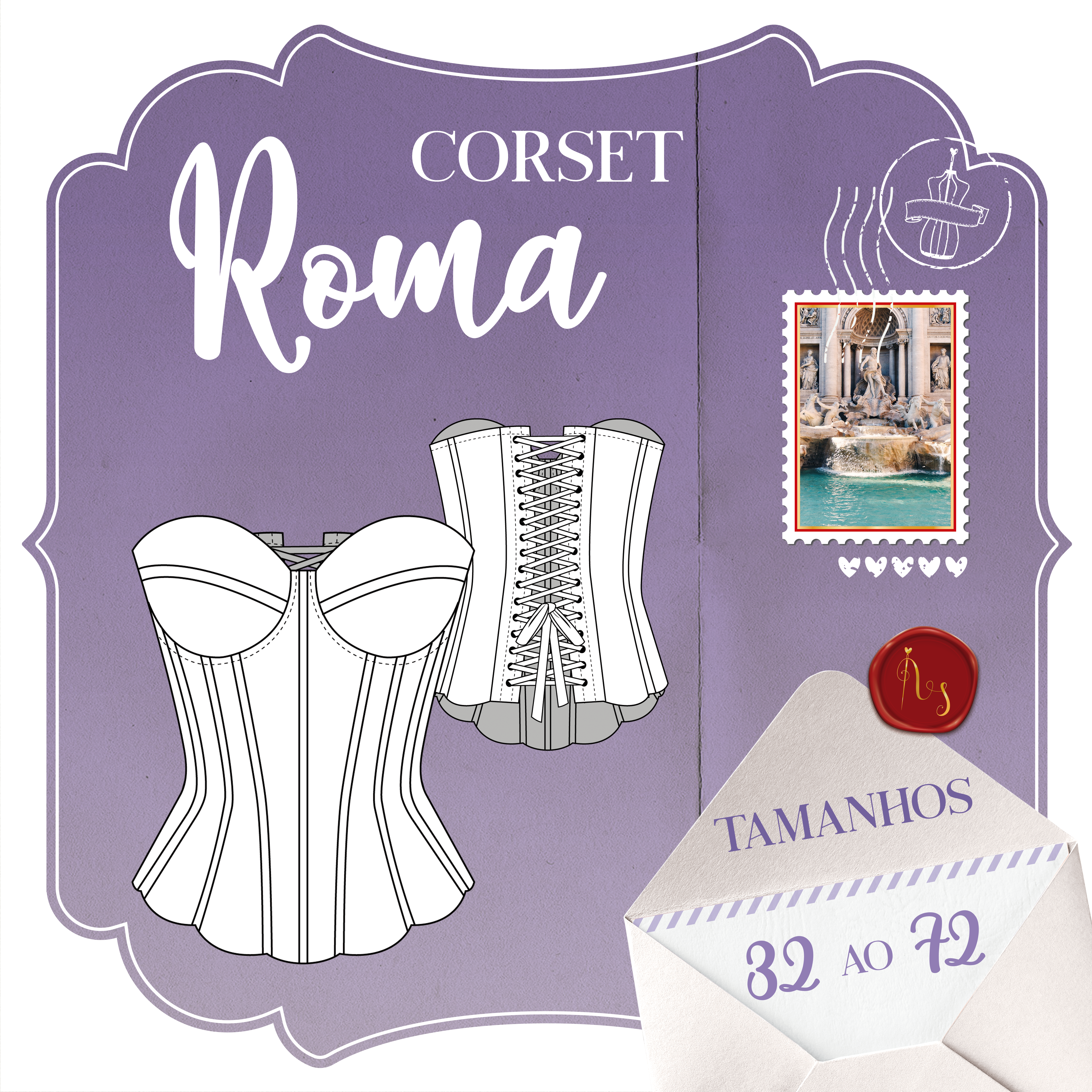 Molde Corset Roma