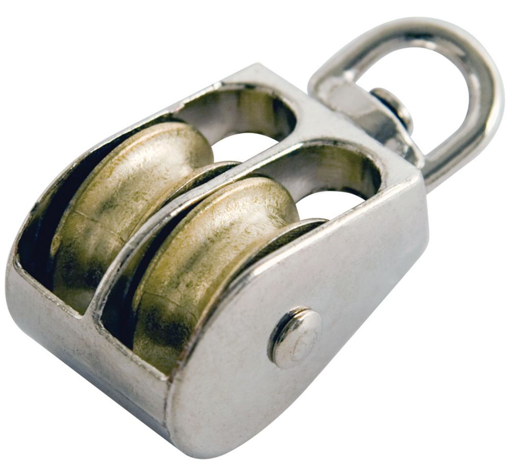 Awning Pulley 19mm Double