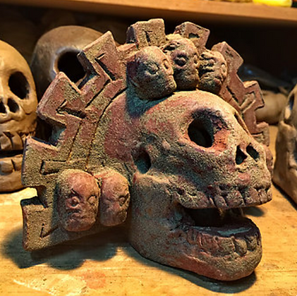 Aztec Death Whistle - Baphomet Design Handmade Screaming Whistle For Collections & Pranks
