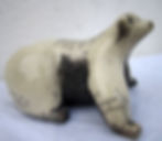 Raku polar bear