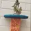Thumbnail: Vintage Wall shelf  (with brass Godess Tara )