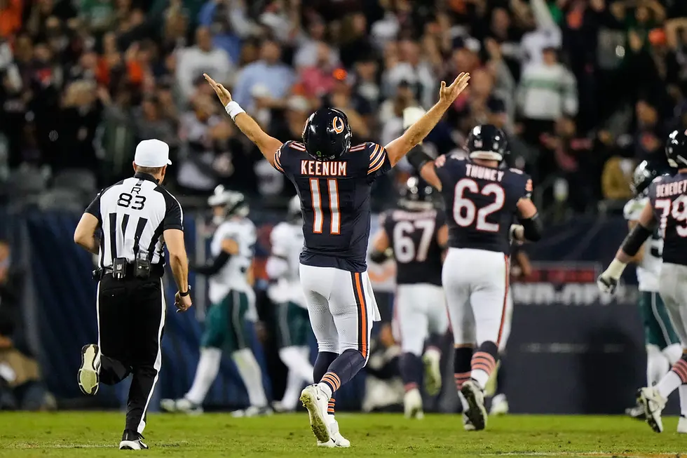 Bears sorprenden a los Eagles y se imponen 27-7 en Soldier Field
