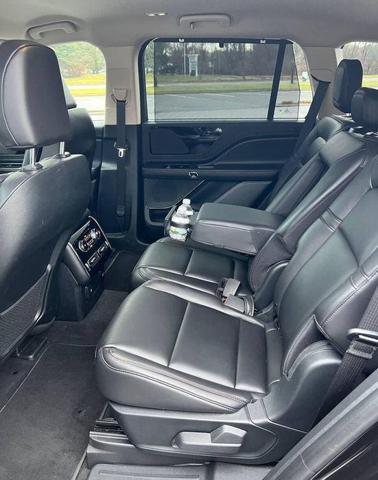 Hamptons car limo service SUV interior