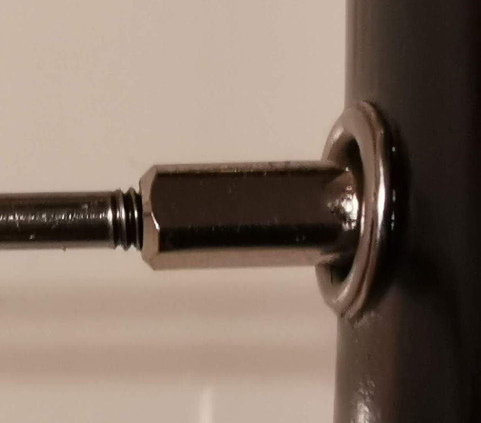 Nipples tightened just about right before truing and (de)stressing