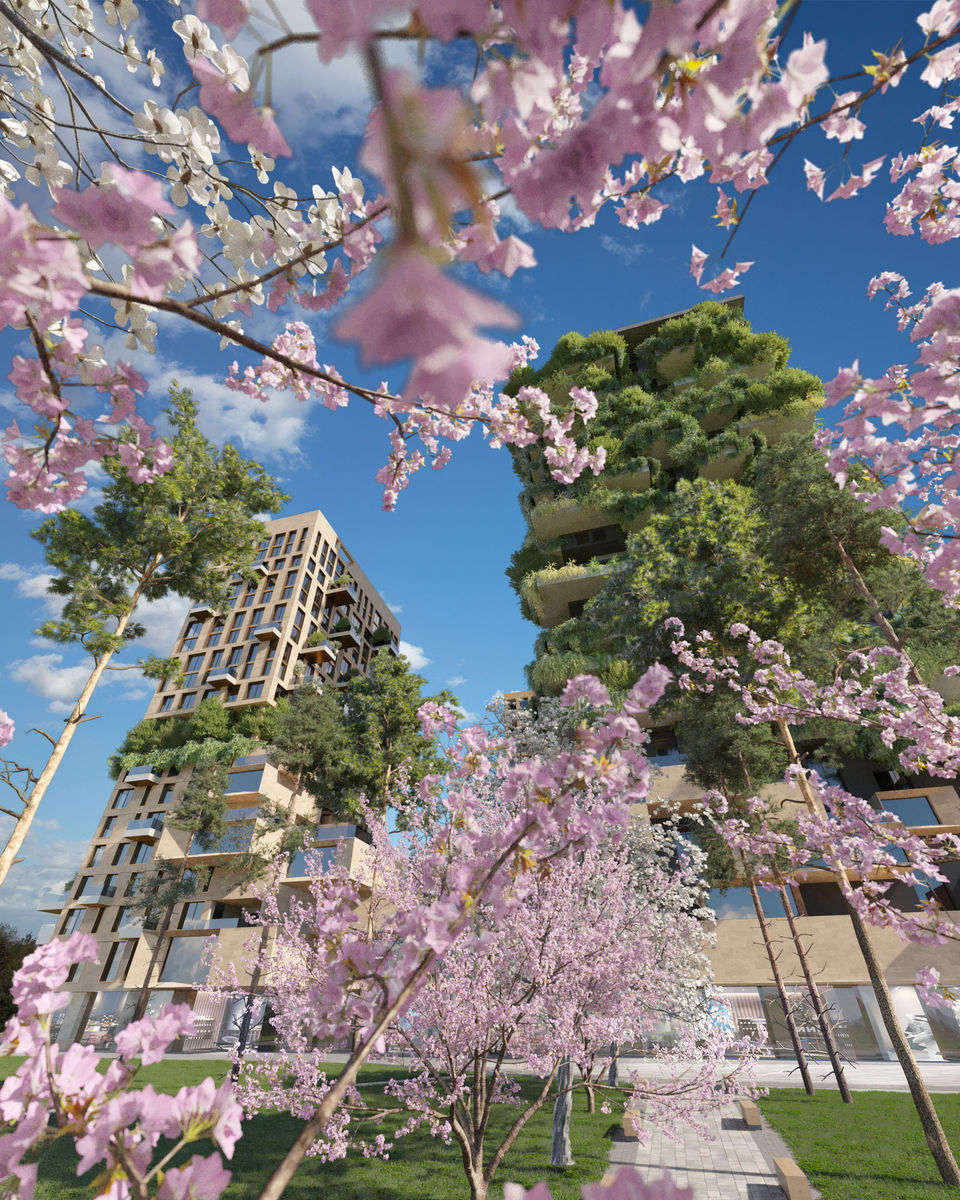 Exterior Render, Architecture Visualization, Archviz, Archviz Services, Dramatic Render, Real Sunny Render, 