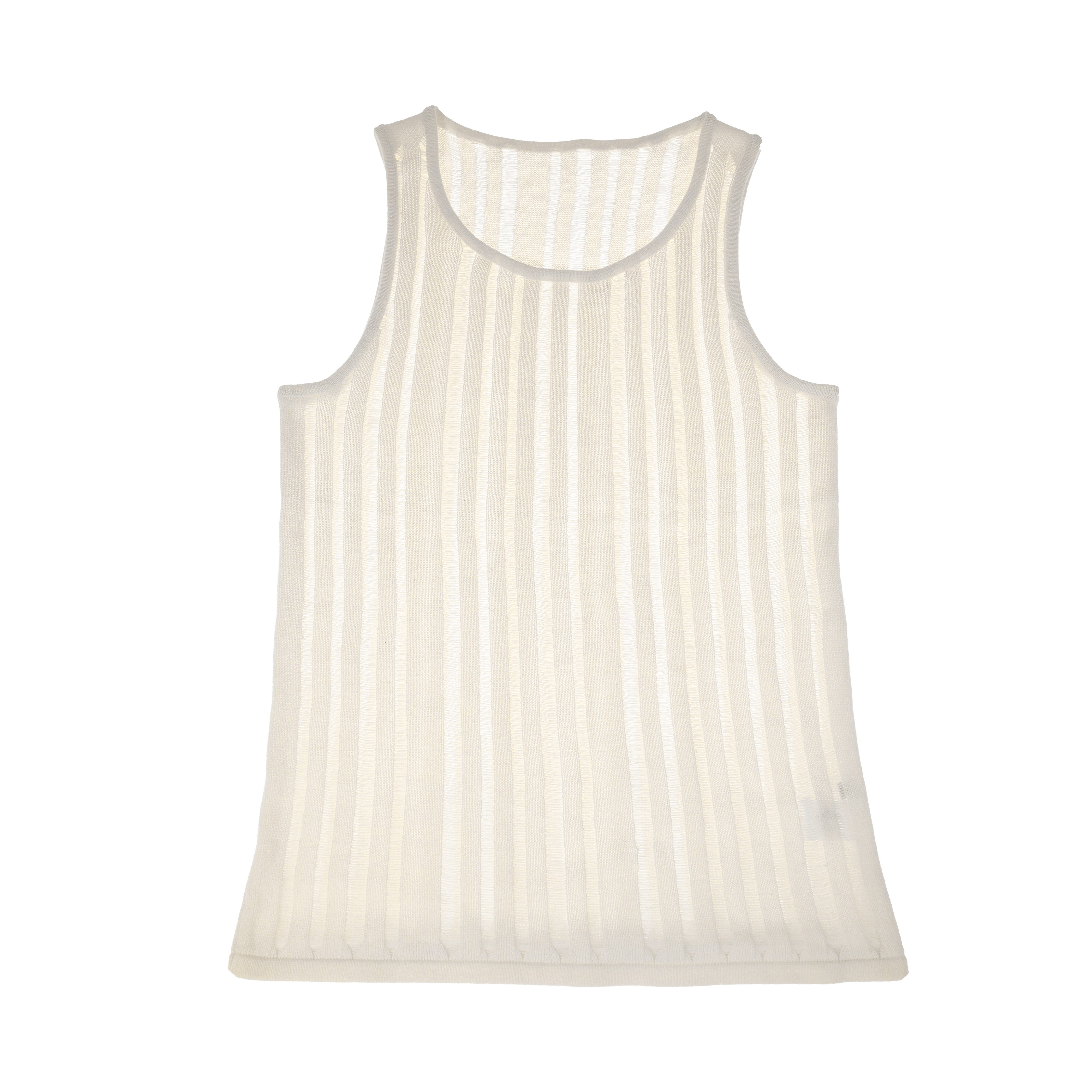 Spider-Stitch Tank Top "Bone"