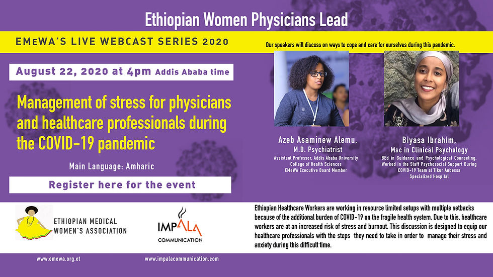 Management of stress during COVID-19 for Physicians and Healthcare Professionals (1)