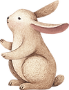 ウサギの描画