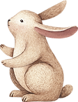 ウサギの描画