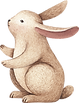 ウサギの描画