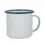 Thumbnail: Enamel Mug -  Petrol Blue Rim