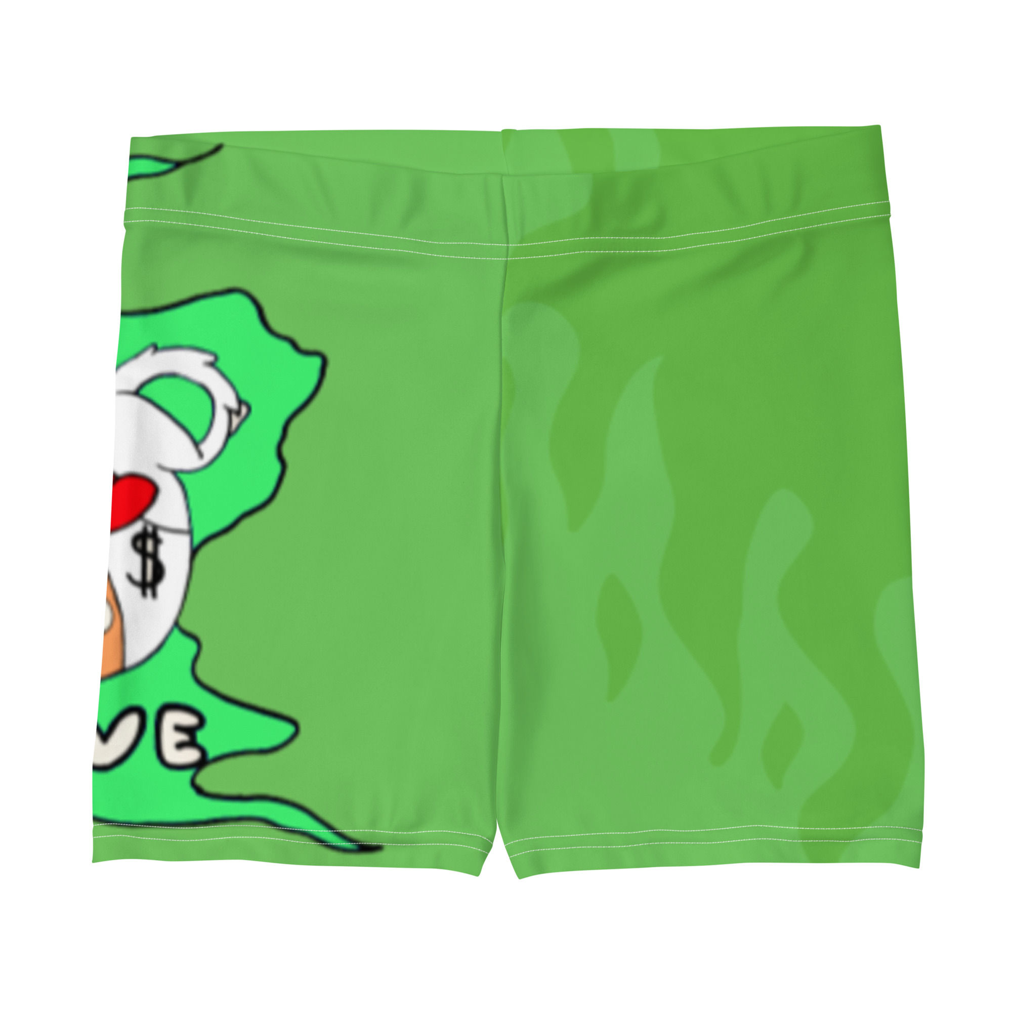 Tough Love Women Green Shorts(Deluxe) 