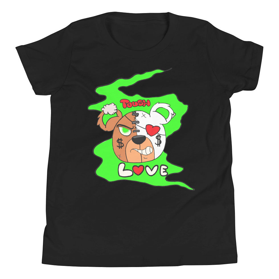 Tough Love Green Tee(Youth)