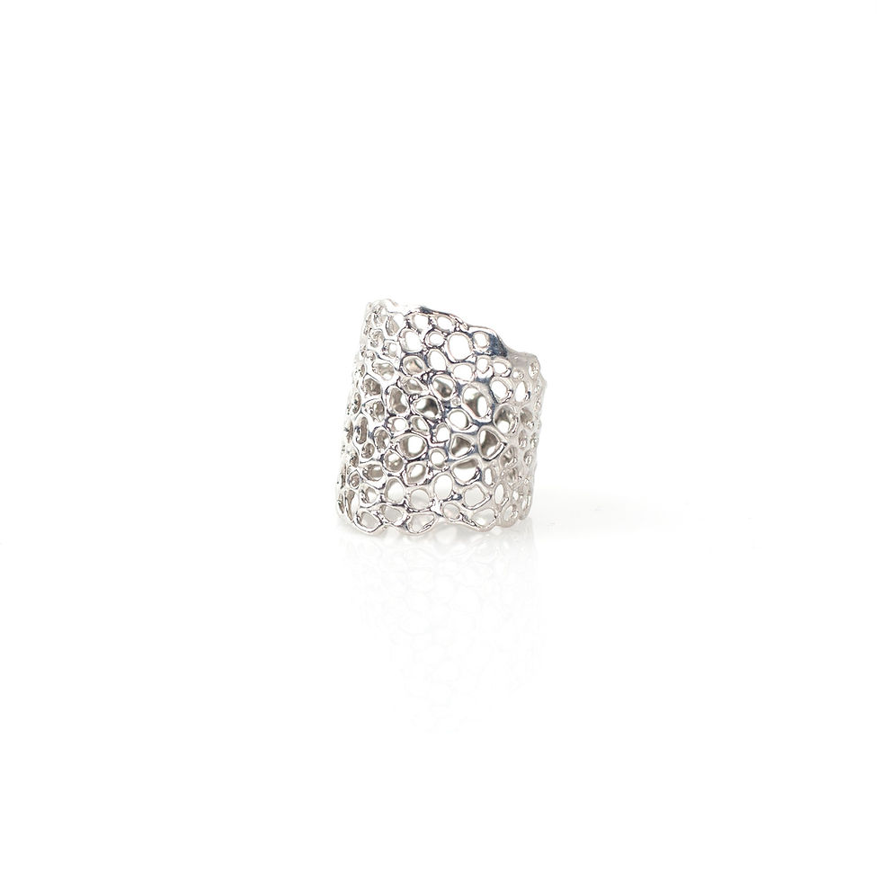 Thumbnail: CELINE 10K gold ring with diamond