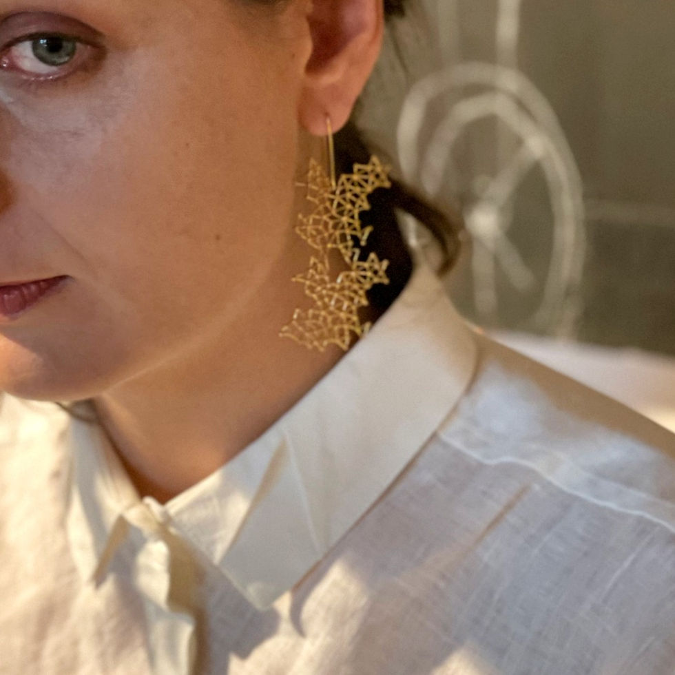 Thumbnail: GALAXUS brass earrings