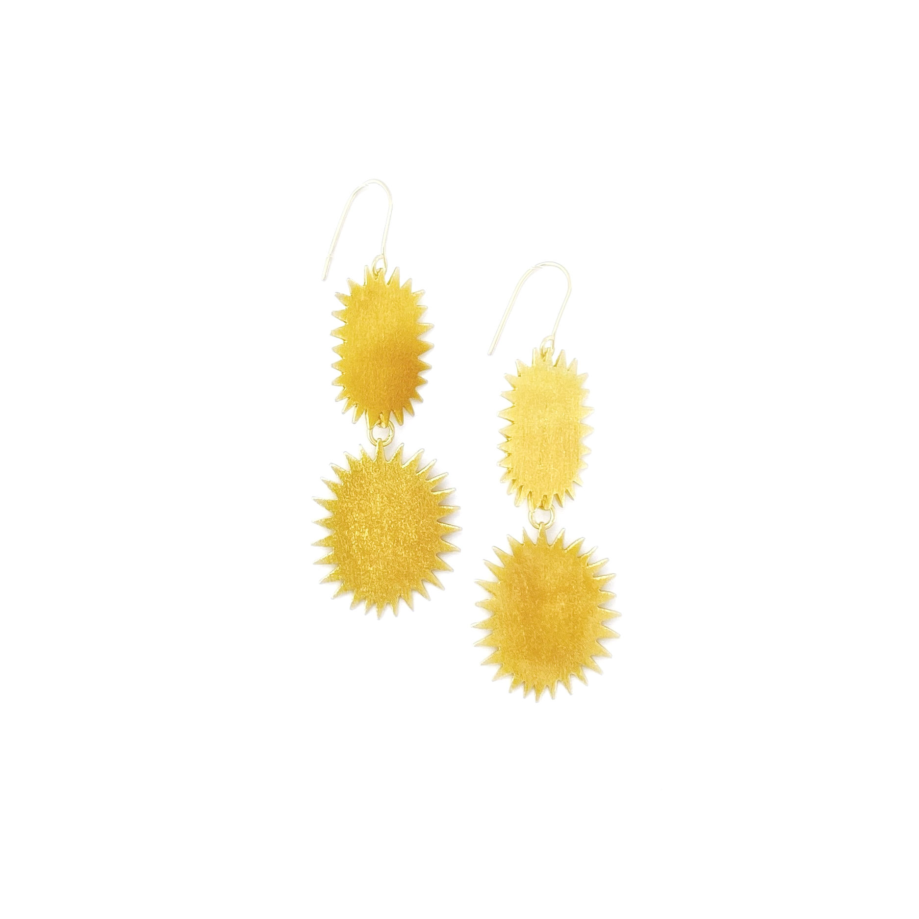 DURIAN DOUBLE silver earrings