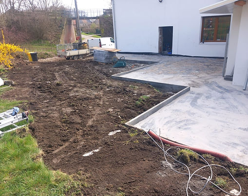 Réalisation d'une terrace en klinkers