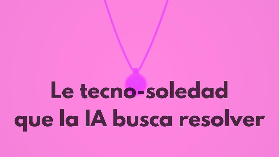 Los amigos invisibles en la era de la IA