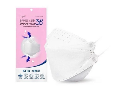 縮圖：KF94 韓國 Clapiel 高防護口罩 (1盒50個-獨立包裝)