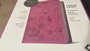Honest Review of the NLT Large Print Premium Value Thinline Bible
