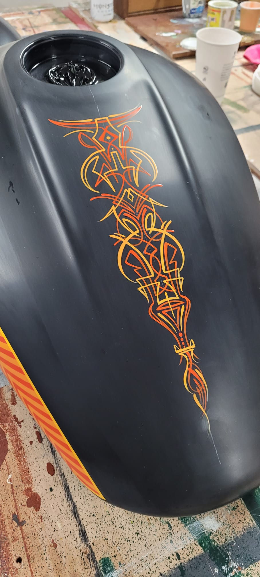 Indian custom pinstriping