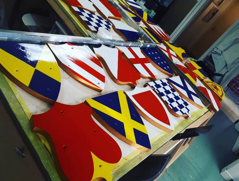 Heraldry, Traditional Heraldic Shield Restoration