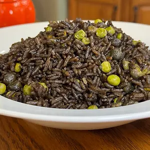 Rice & Beans or Diri DjonDjon (Black Rice)