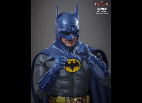 Ready! Hot Toys MMS834 The Flash 1/6 Batman (Blue & Grey Suit