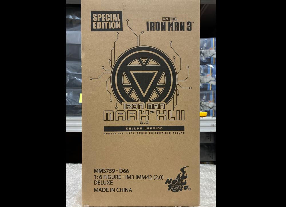 Ready! Hot Toys MMS759D66B Iron Man 3 1/6 Iron Man Mark XLII 2.0 Deluxe Special