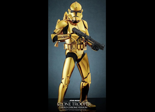Ready! Hot Toys MMS735 STAR WARS 1/6 Clone Trooper Gold