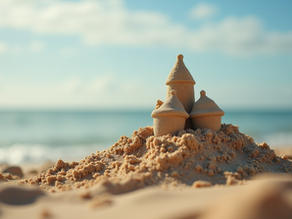 Confidence is like a sandcastle—built one handful at a time, shaped by effort, and strengthened each time you rebuild