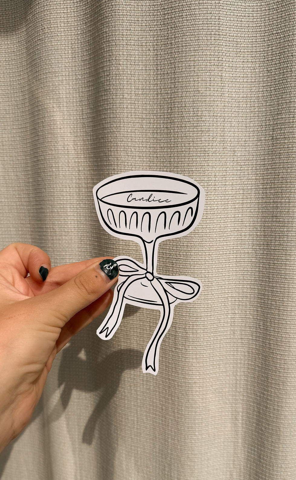 Thumbnail: Champagne Glass Name Cards