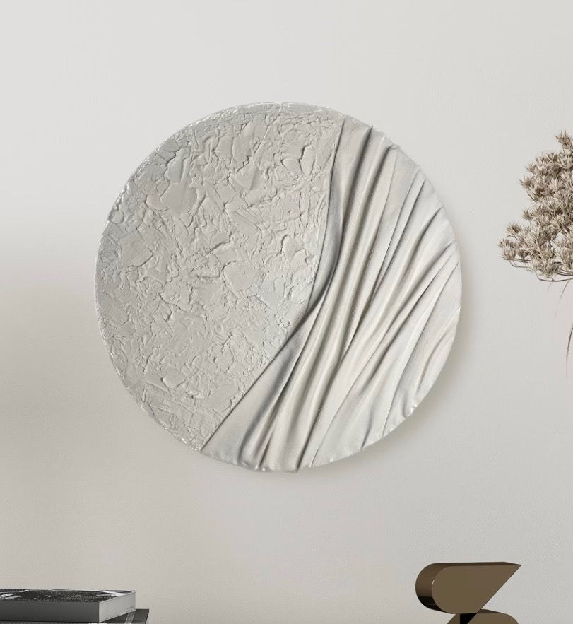 "Full Moon" Texture Art