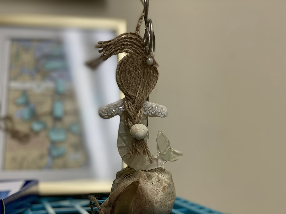 Mermaid ornament 