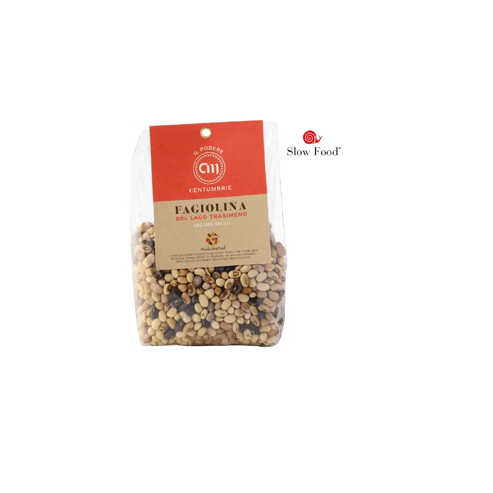 Slow Food Bohnen Fagiolina del Trasimeno in 250 Gramm Verpackung