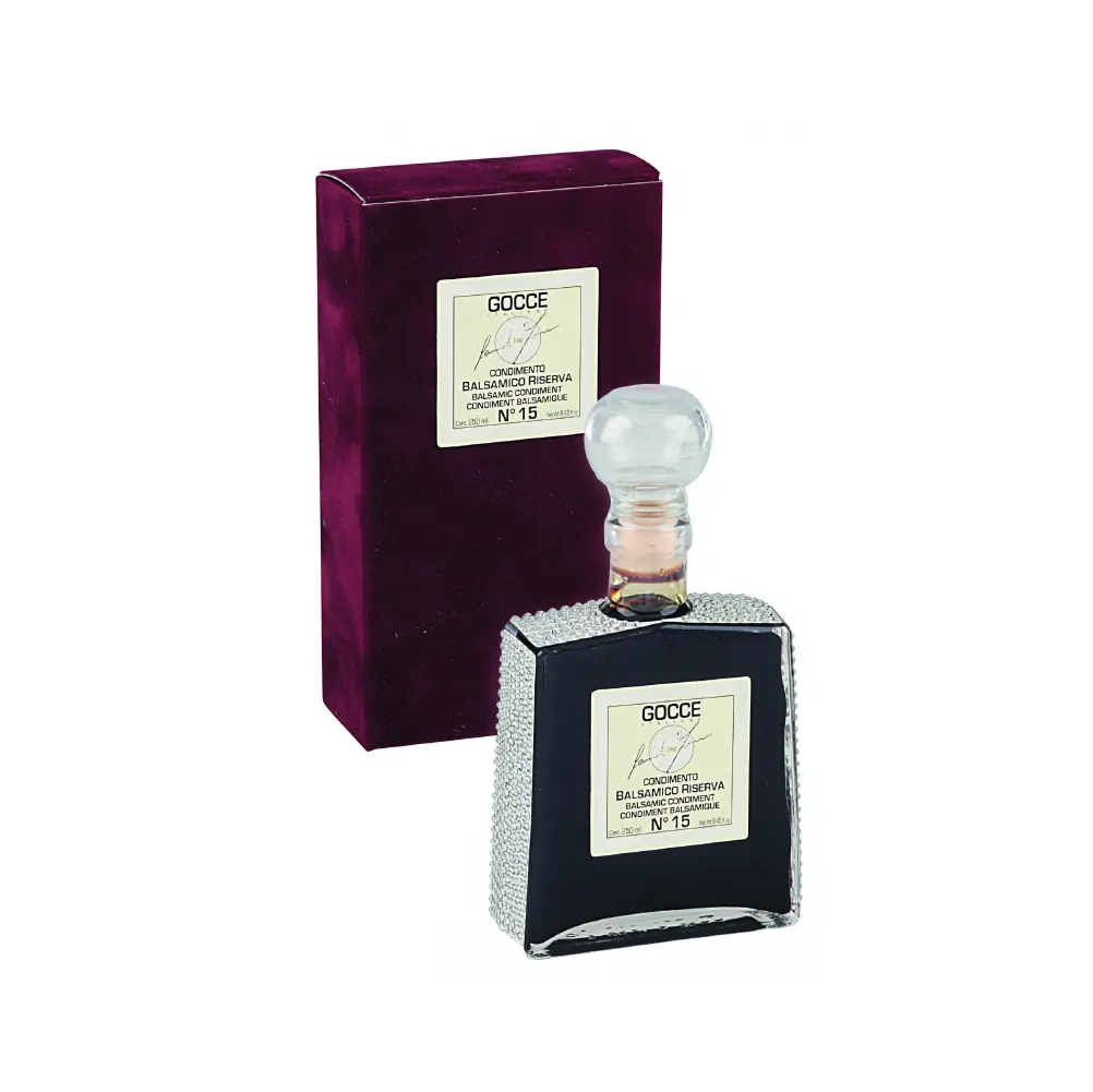 Condimento Riserva 15 Jahre mit Kristallen und Samtbox