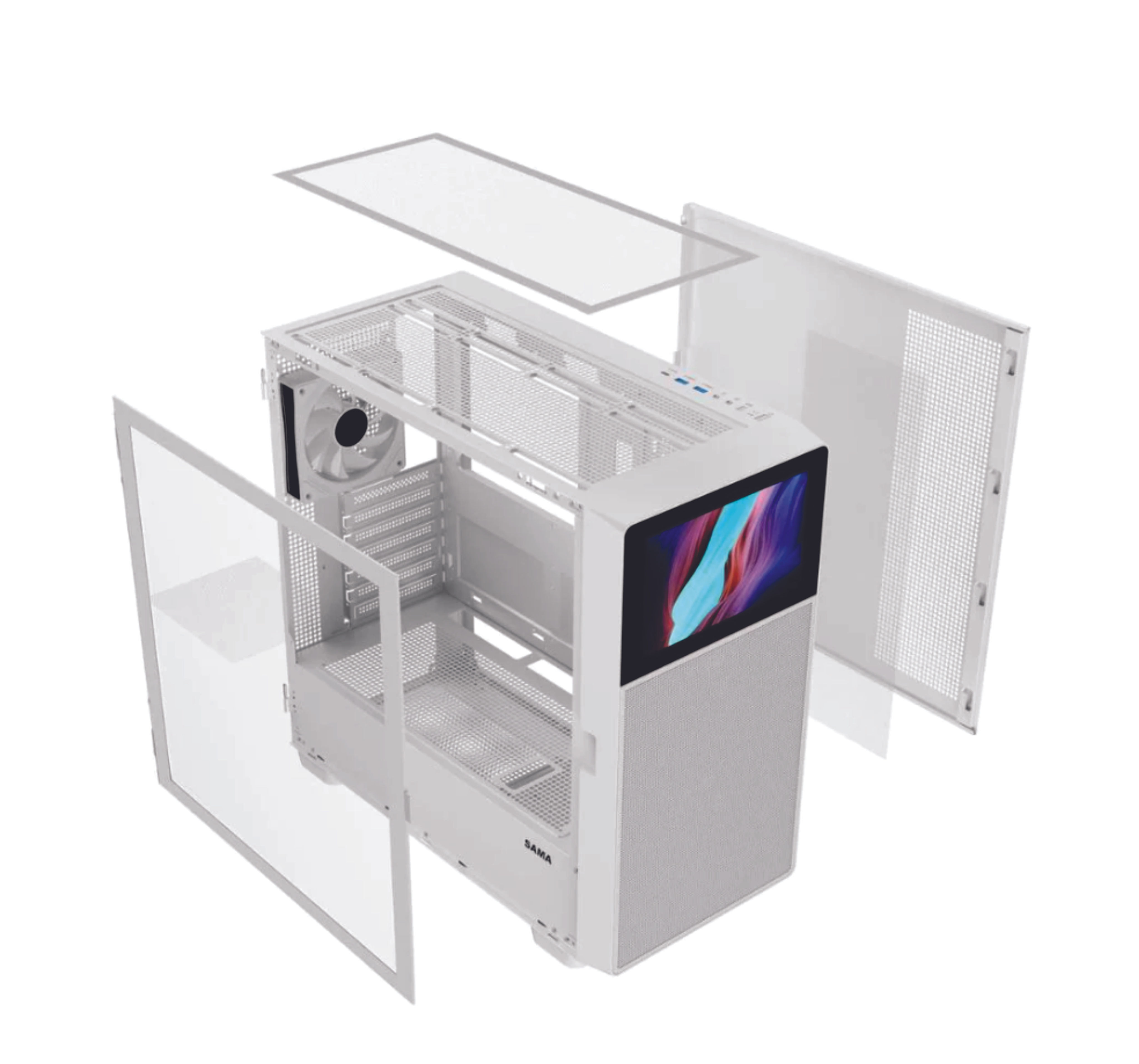 Custom Gaming PC SAMA with screen