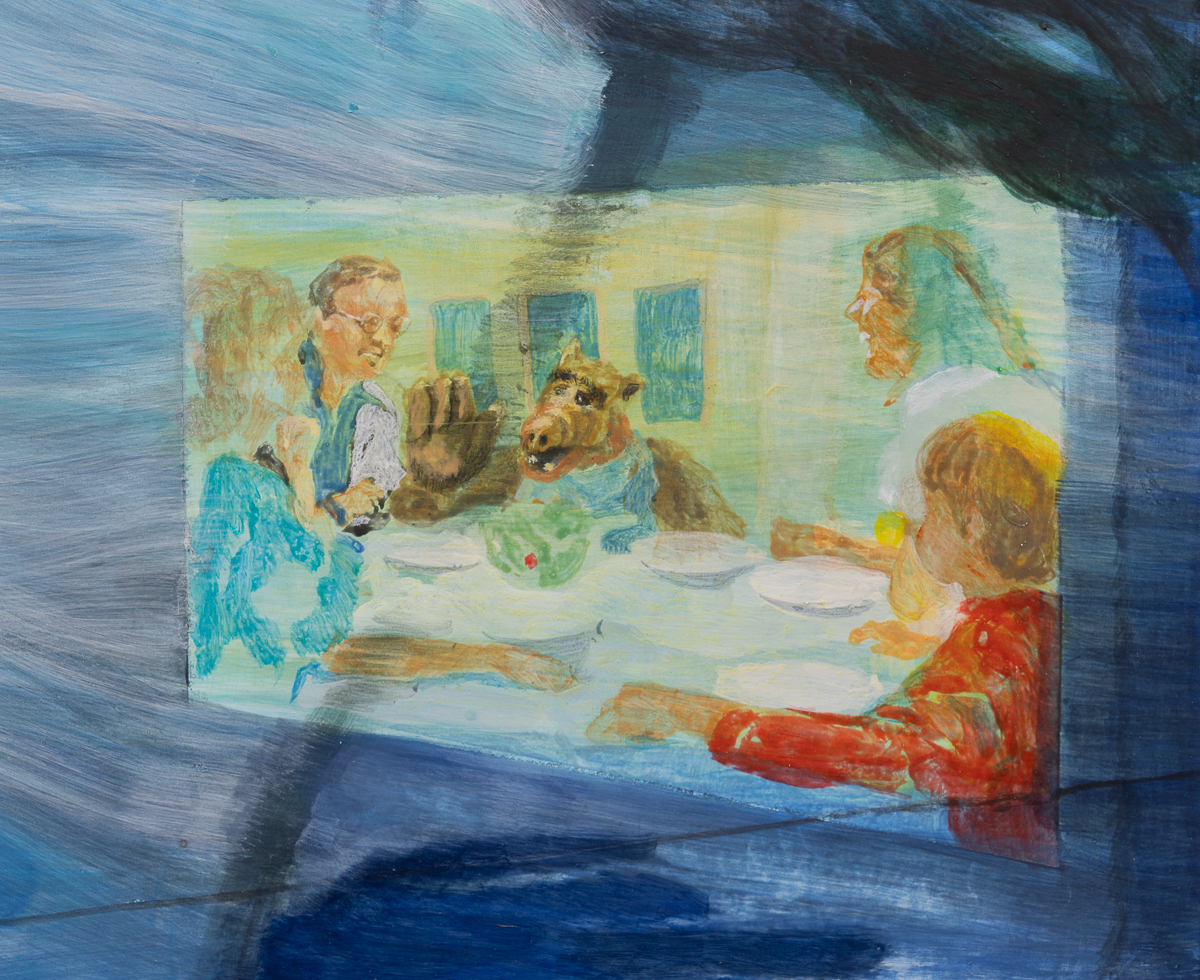 A detail of A family show in the hur