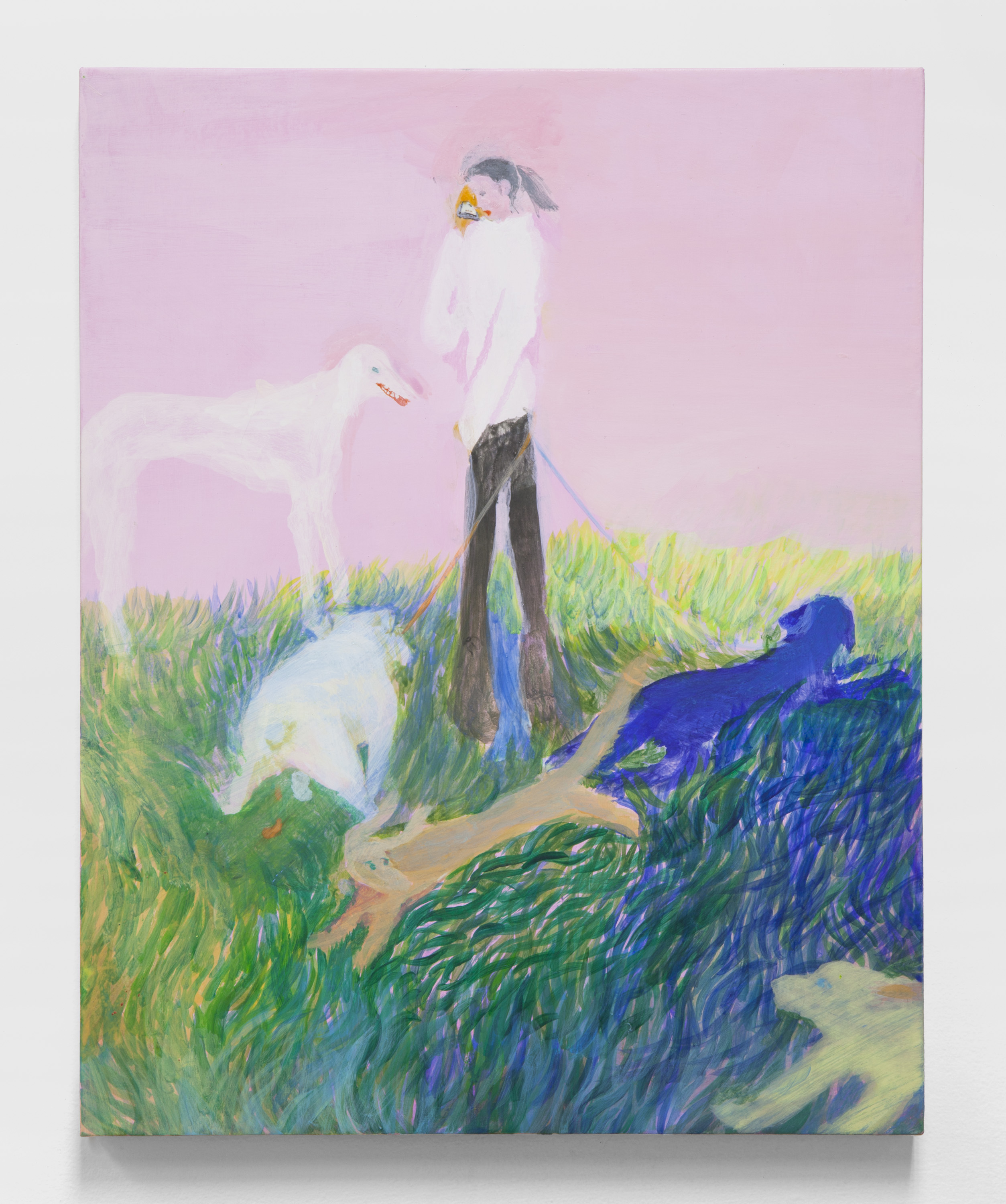 Dog walking in New York