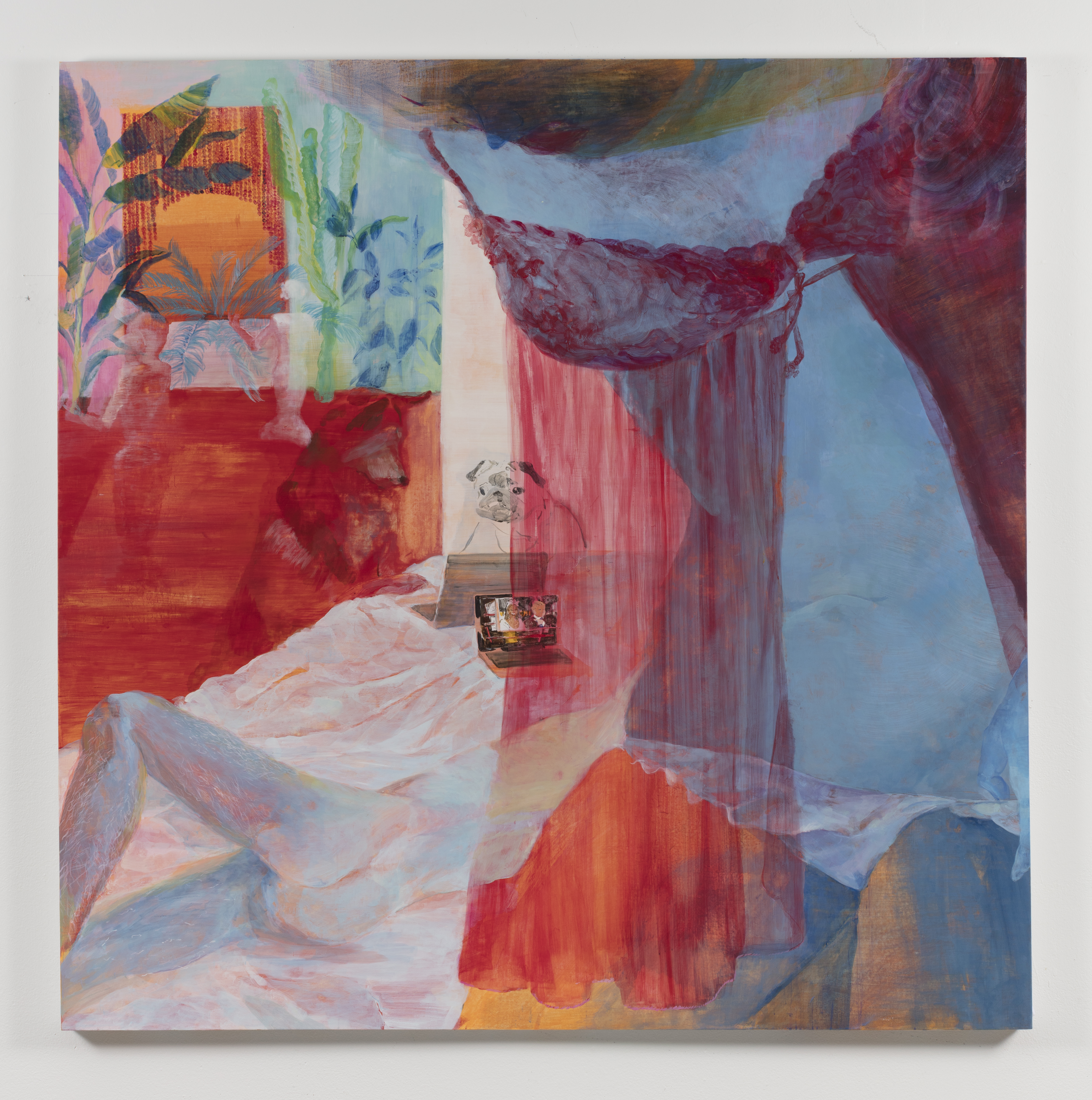 A painter and her model