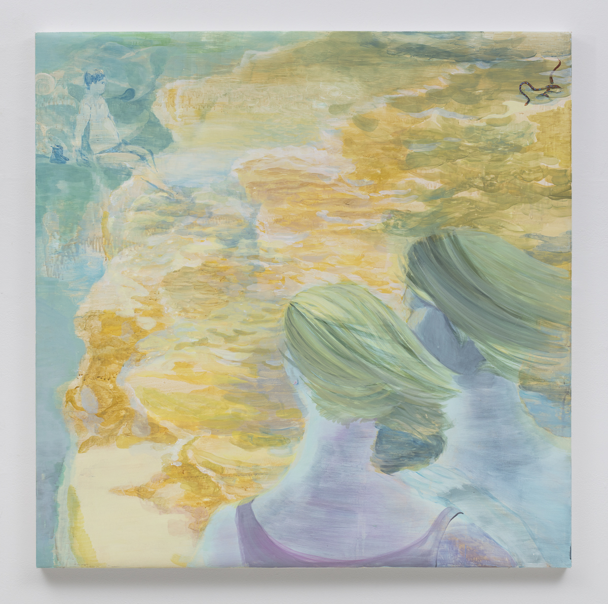 A boy, a couple and a snake