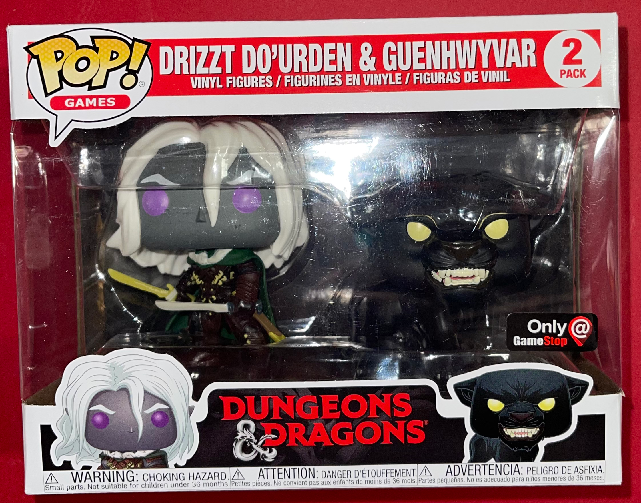 Funko Pop - Dungeons and Dragons - Drizzt Do’urden & Guenhwyvar
