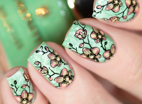 NAIL ART IDEAS using Born Pretty x KunCat nail polish set |Reverse Stamping