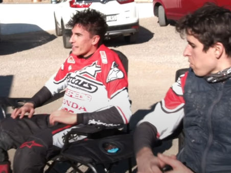 Marc Marquez de retour sur une moto!