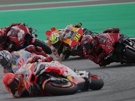 Marc Marquez a égalé son record de chutes sur une saison...
