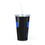 Thumbnail: Plastic Tumbler with Straw