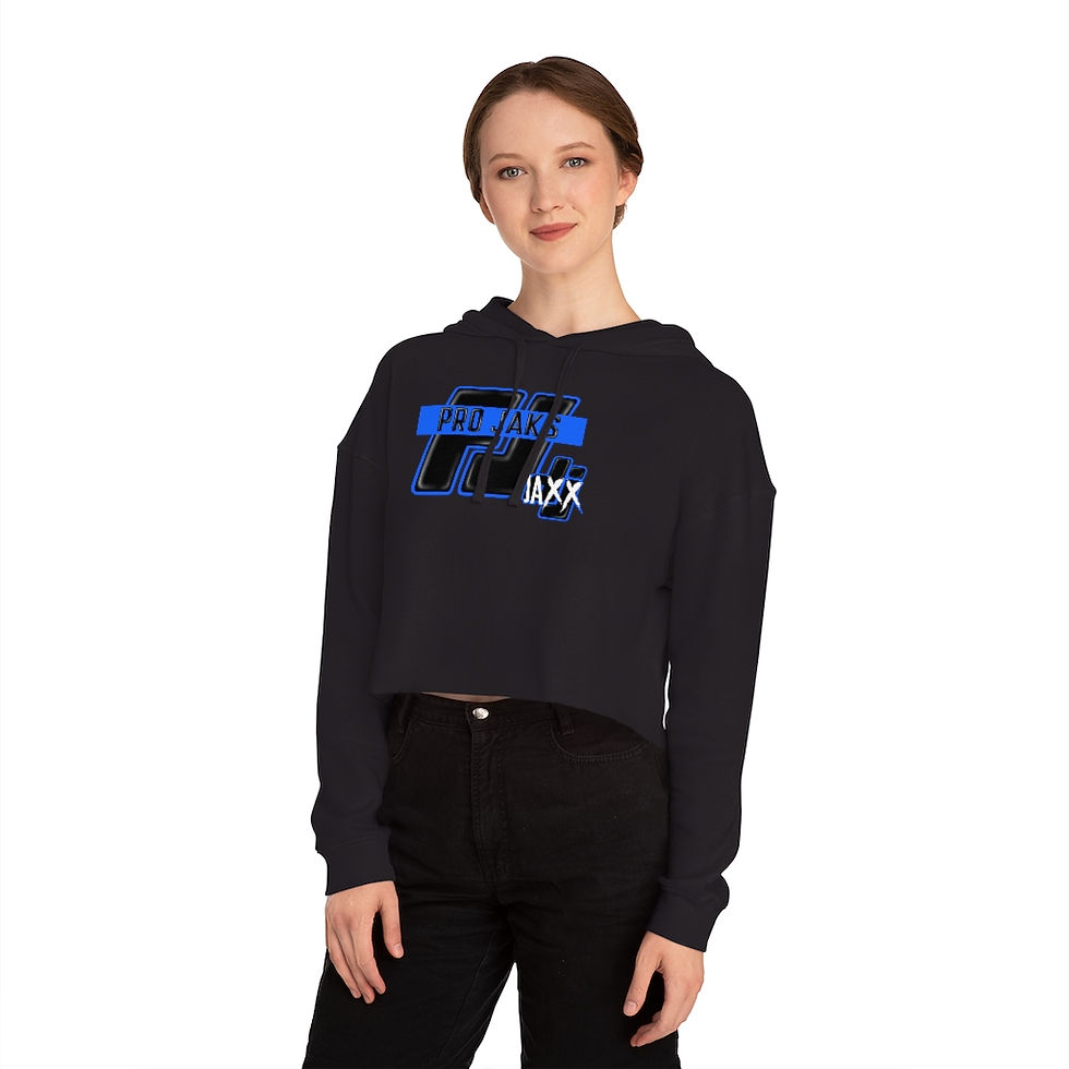 Thumbnail: DJJX Women’s Cropped Hooded Sweatshirt