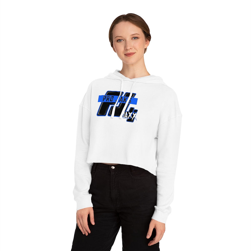 Thumbnail: DJJX Women’s Cropped Hooded Sweatshirt